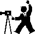 A clipart of a photographer